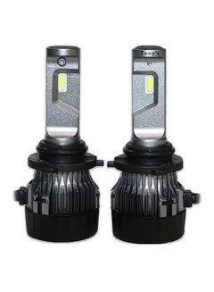 اشتري 2-Piece T2 Mini LED Car Headlight Set في الامارات