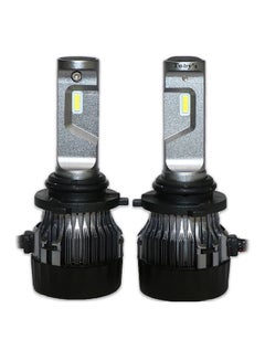 Buy 2-Piece T2 Mini LED Car Headlight Set in UAE