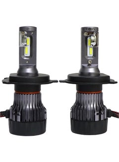 اشتري 2-Piece T2 Mini LED Car Headlight Set في الامارات