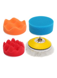 Buy 80mm Sponge Buff Buffing Polishing Pad Kit For Car Polisher 5/16 Thread in Saudi Arabia