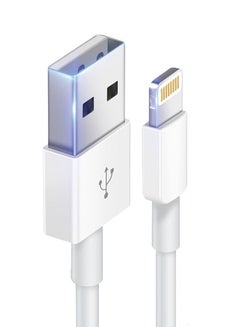 Buy 2-Piece Lighting Data Cable White in UAE