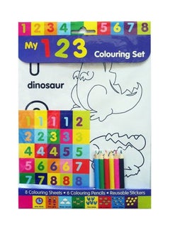 Buy 123 Colouring Set - Paperback English by Alligator in Egypt