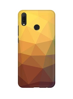 Buy Matte Finish Slim Snap Basic Case Cover For Huawei Y9 Prime 2019 Golden Nugget in UAE