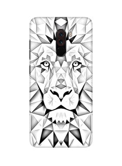 Buy Matte Finish Slim Snap Basic Case Cover For Xiaomi Pocophone F1 Poly Lion in UAE