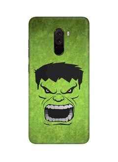 Buy Matte Finish Slim Snap Basic Case Cover For Xiaomi Pocophone F1 Screaming Hulk in UAE