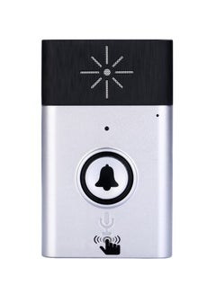 Buy Wireless Voice Intercom Doorbell Silver/Black in UAE