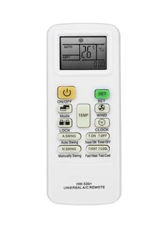 Buy Air Conditioner Remote Control V3690 White in Saudi Arabia