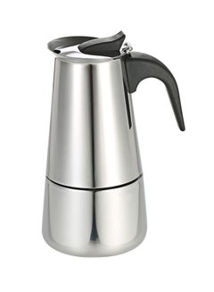 Buy Moka Latte Espresso Maker 450ml 450.0 ml H18576-4 Silver/Black in UAE