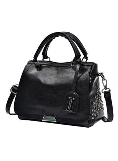 Buy Polyester Shoulder Bag Black in Saudi Arabia