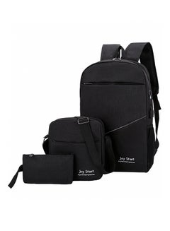 Buy 3-Piece Composite Bag Set Black in Saudi Arabia