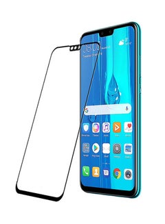Buy 5D Full Screen Surfaces Tempered Glass Screen Protector For Huawei Y9 2019 Black/Clear in Saudi Arabia