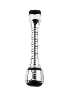 Buy 360 Degree Rotatable Faucet Silver/Black 17.5cm in UAE