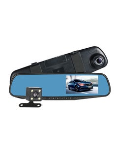 Buy Car DVR Rear View Mirror Dash Camera Recorder in UAE