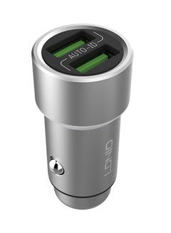 Buy 3.6A Car Charger Silver in Egypt