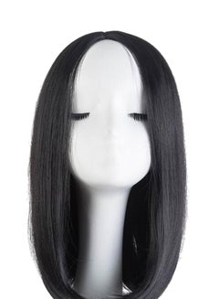 Buy Short Straight Hair Wig Black in Saudi Arabia