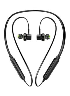 Buy Dual Drive In-Ear Smart Magnetic Waterproof Stereo Sound Headphones With Mic Black in Saudi Arabia