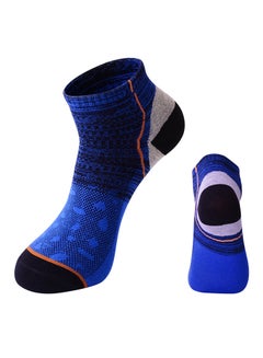 Buy Short Cotton Socks Blue in UAE