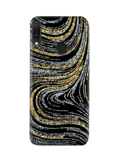 Buy Protective Case Cover For Huawei Y9 (2019) Luxury Swirled Texture Pattern in UAE