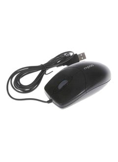 Buy USB Wired Mouse Black in UAE