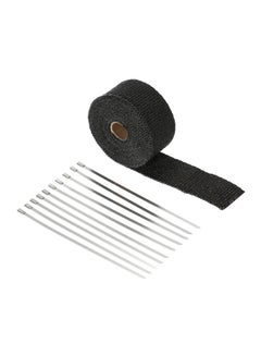 Buy 5m Exhaust Heat Wrap Turbo Pipe Heat Insulated Wrap for Car Motorcycle K4103 in Saudi Arabia