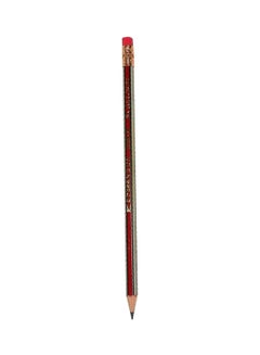 Buy Alligator 2001 Pencil With Eraser Tip Red in Saudi Arabia