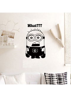 Buy Minion Wall Sticker Black 40x50centimeter in UAE