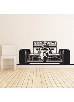 Buy Formula One Racing Car Wall Sticker Black 110x45centimeter in UAE