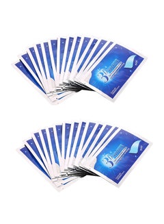 Buy 28-Piece Teeth Whitening Strip Set White in Egypt