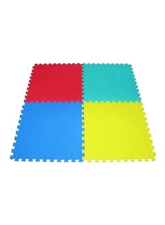 Buy 4-Piece High-Quality And Durable Protective Floor Rubber Mat Foam Set For Kids in Saudi Arabia