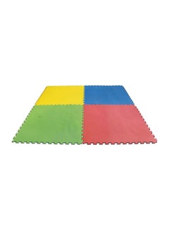 Buy 4-Piece Floor Covering Rubber Mat Set in UAE