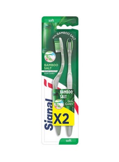 Buy Set Of 2  Bamboo Salt  Toothbrush Extra Soft in Saudi Arabia