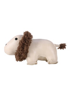 Buy Leather Lion Door Stopper Animal Toys Multicolour in Saudi Arabia