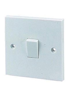 Buy One Gang Light Switch White 5cm in UAE