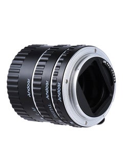 Buy AF Macro Extension Tube Ring For Canon EOS/EF/EF-S/60D/7D/5D II/550D Black/Silver in UAE