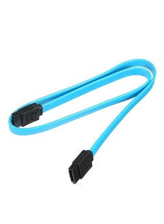 Buy SATA III Cable With Locking Latch Blue/Black in Saudi Arabia