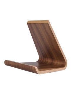 Buy Wooden Tablet Stand Brown in Saudi Arabia