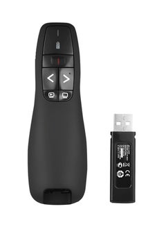 Buy Wireless USB Presenter With Laser Pointer Black in UAE