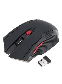Buy Wireless Gaming Mouse With Adapter Black in UAE
