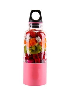 Buy Portable USB Juicer 500.0 ml FC-0202 Pink/Clear in Saudi Arabia