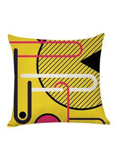 Buy Decorative Printed Soft Pillow Multicolour 45 x 45cm in UAE