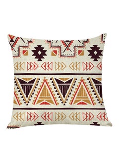 Buy Square Shape Decorative Throw Pillow Multicolour 45 x 45cm in UAE