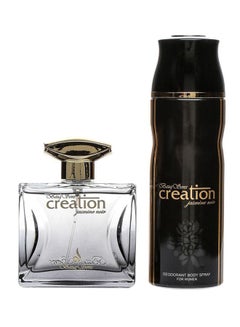 Buy 2-Piece Creation Jasmine Noir Gift Set (1XEDP 100 ml, 1XDeodorant Spray 200 ml) in Egypt