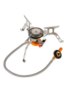 Buy Stainless Steel Folding Camping Gas Stove Y6329 in Saudi Arabia