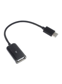 Buy USB A To Type-C USB Adapter Black in UAE