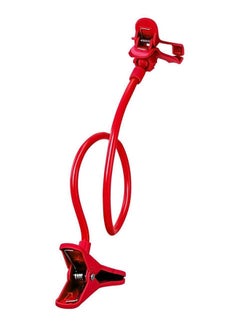 Buy Smartphone Holder With Flexible Long Arm Red in Saudi Arabia