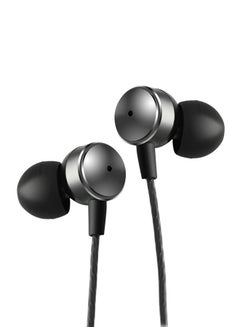Buy USB Type C Wired In-Ear Extra Bass Noise Cancelling Earphones With Mic And Volume Control Black in UAE