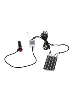 اشتري 4-In-1 Wireless Car Interior LED Atmosphere Light Kit في الامارات