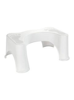 Buy Secura Squatting Toilet Foot Stool White 48x20.5x33.5centimeter in UAE