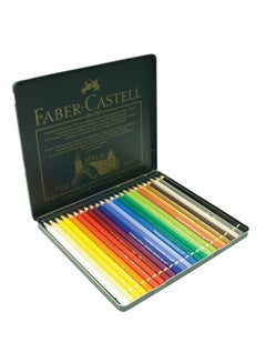 اشتري طقم أقلام ألوان من بولي كرومز مكون من 24 قطعة متعدد الألوان في السعودية