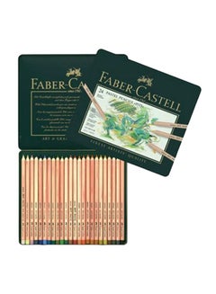 Buy 24-Piece Pitt Pastel Color Pencil Set Multicolour in Saudi Arabia